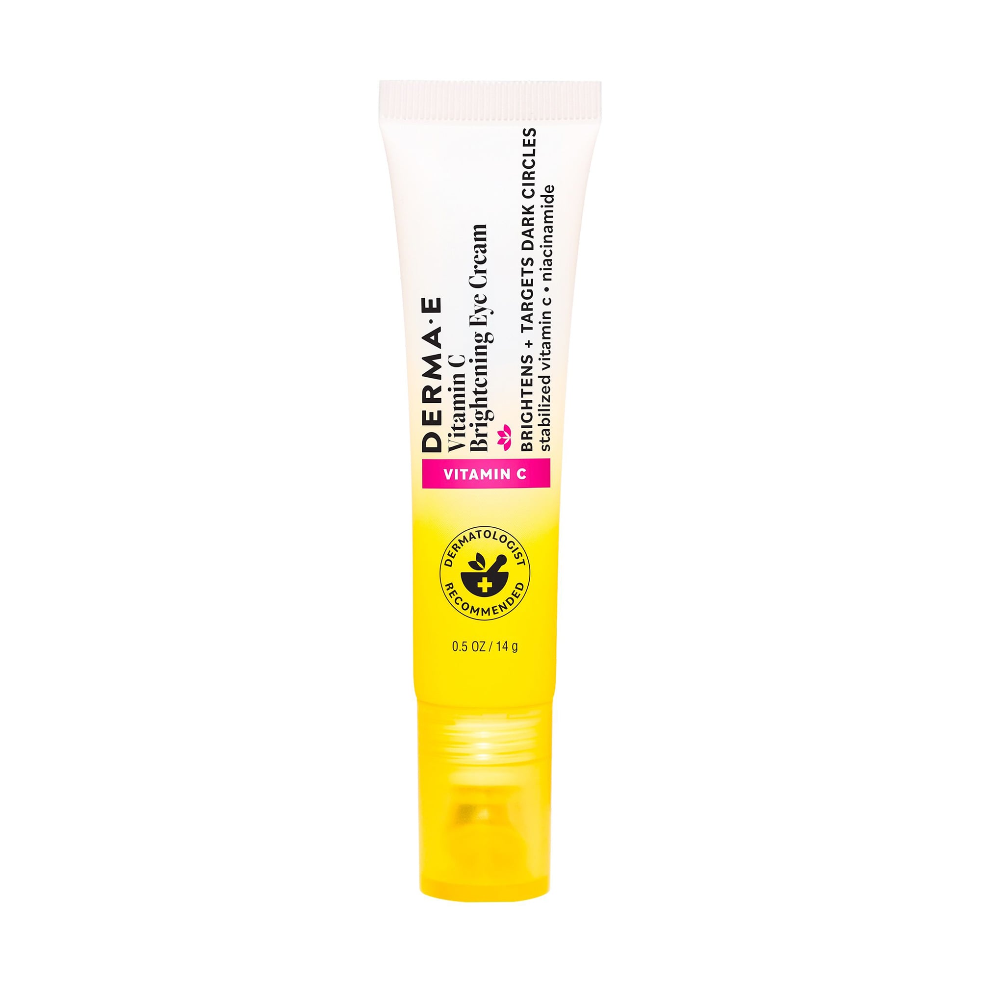 Освітлювальний крем для шкіри навколо очей Derma E Vitamin C Brightening Eye Cream з вітаміном С, 14 г
